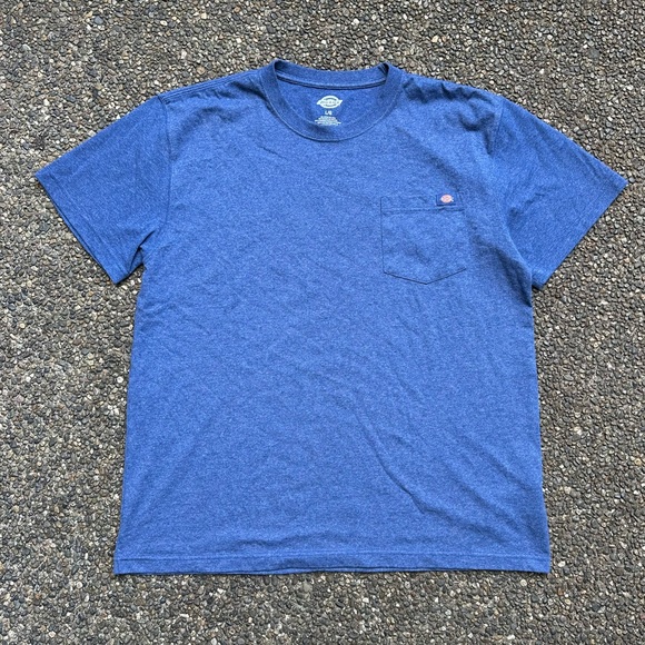 Dickies Blue Short Sleeve T-Shirt - Picture 1 of 3